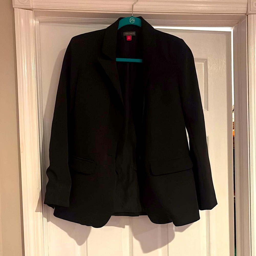 Vince Camuto Black Blazer Classic Suit Jacket